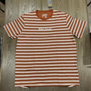 NWT Johnny Bigg Global YD Stripe Longline Tee Brick Size 3X